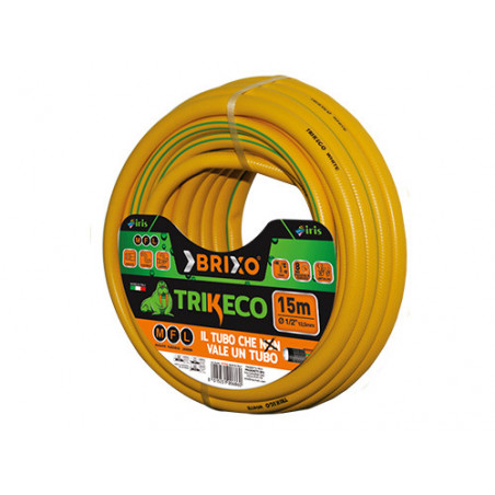 Tubo Acqua da Giardino 3/4" 4 strati anti-alghe 25 m resistente - Brixo Trikeco