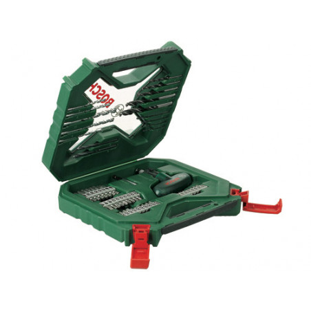 Valigetta X-Line Classic 54 pz punte e inserti con cacciavite tascabile - Bosch