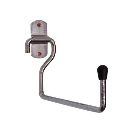 Gancio a parete a L 16×10 cm ferro zincato - Brixo A.304-21610