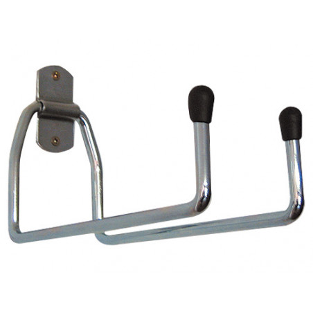 Gancio a parete 8 cm ferro zincato universale - Brixo A.305-208