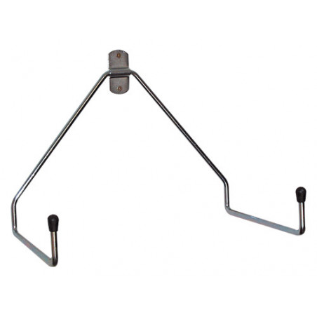 Gancio a parete a L 20×5×20 cm ferro zincato portapesi - Brixo A.307220