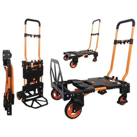 Carrello multifunzione pieghevole 4 ruote portata 150 kg - Brixo