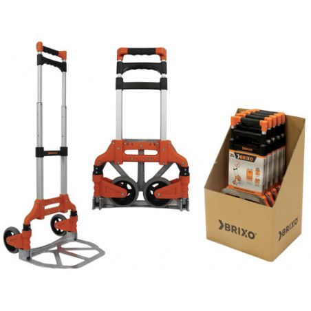 Carrello compatto Alu Kompact 60 kg alluminio pieghevole - Brixo