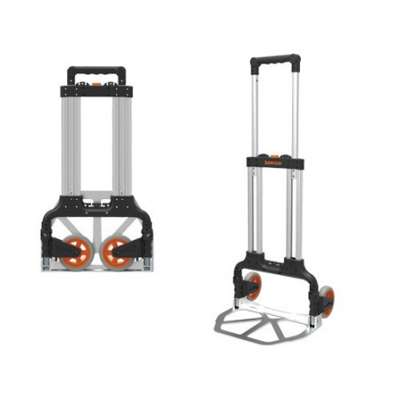 Carrello pieghevole in alluminio Kompact 70 kg compatto portatile - Brixo