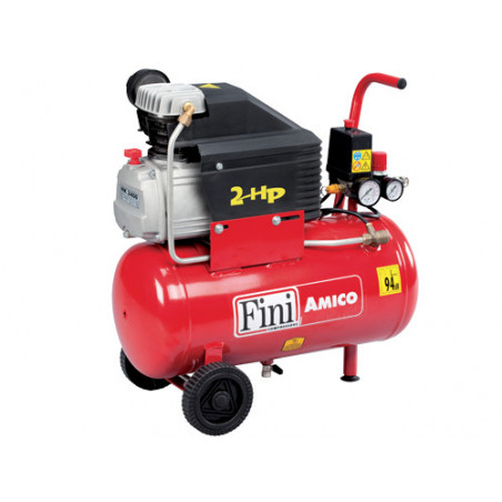 Compressore Amico 25/2400 25 L 2 HP Olio-lubrificato 8 bar - Fini