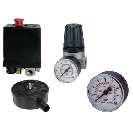 Pressostato per compressori 25/50/100 L BH108235 sostitutivo Ghibli - Brixo