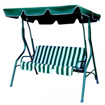 Chaise à bascule Swing 2+1 Blanc Vert Vette 03797