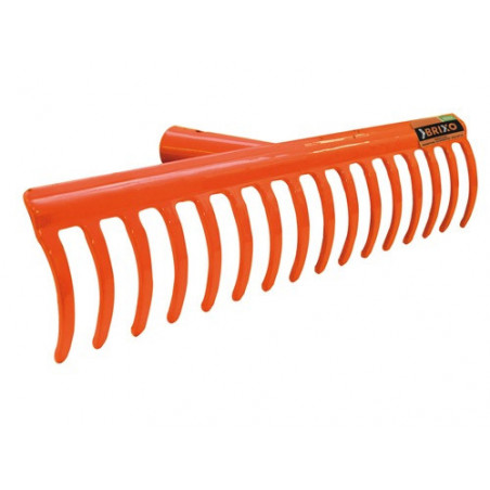 Rastrello Brixo 16 denti in acciaio 43 cm senza manico – Brixo