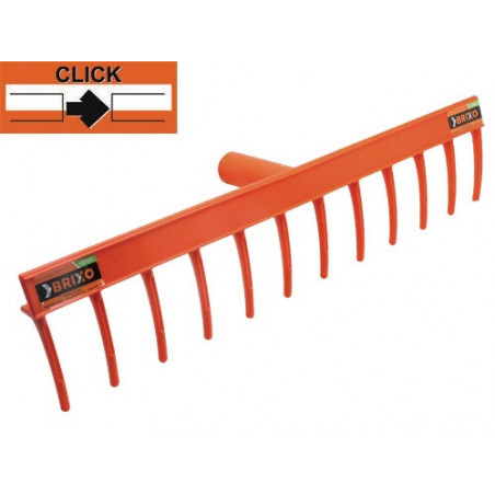 Rastrello Brixo Ergo Click 12 denti 50 cm con sistema click – Brixo