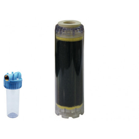 Cartuccia carbone attivo 25 cm per portafiltro acqua potabile