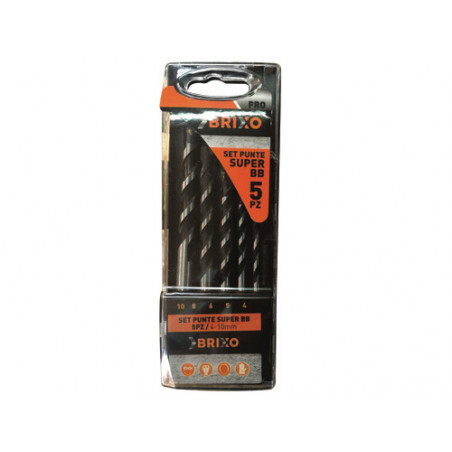 Set punte Super BB Ø 4-10 mm 5 pz – Brixo