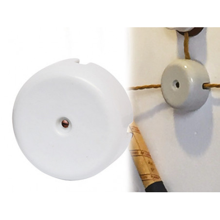 Scatola derivazione porcellana Ø 100 mm 3 entrate/3 uscite per impianti a vista