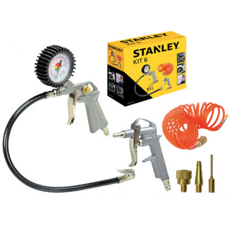 Kit accessori aria compressa 6 pz – Stanley
