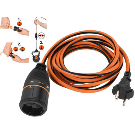 Prolunga Electralock 2×1,5 mm² – 40 m con sistema di blocco – Electralock