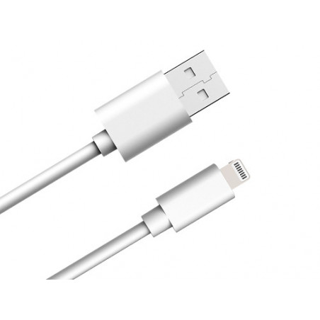 Cavo USB-A/MFI Lightning 2,4 A 1 m bianco – certificato Apple – Universale