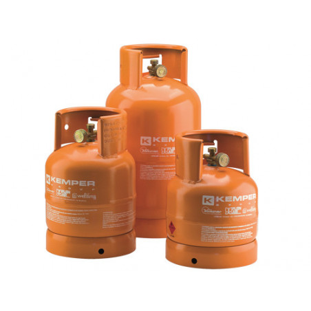 Bombola gas vuota 3 kg – per cannelli professionali – Kemper
