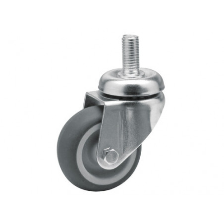 Ruota rotante Ø 50 mm con forcella A.602NGG (8×30) – Universale