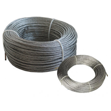 Fune commerciale zincata 6 mm 25 m 72-fili uso generico – GIOSTYLE