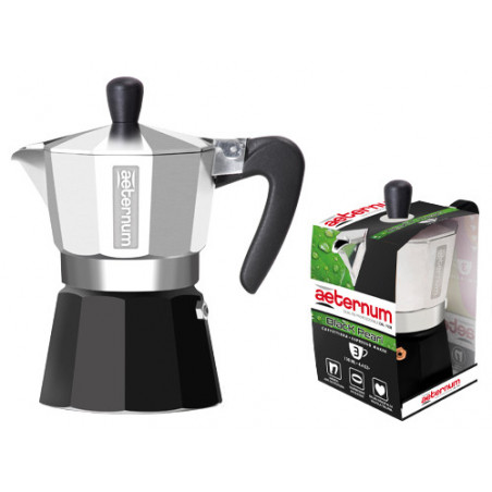 Caffettiera moka Black Pearl 3 tz induzione – Aeternum