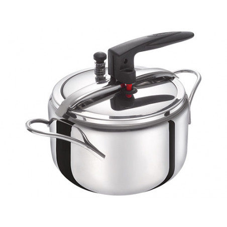 Pentola a pressione Divina 5 L acciaio inox 18/10 induzione – Aeternum