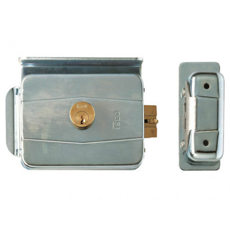 Elettroserratura ISEO cilindro fisso 70 mm con tetto zincato – Art. 505/70/4