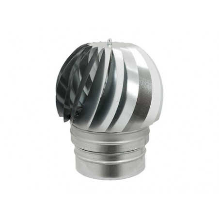 Fumaiolo ventolina zincata tondo Ø 30 cm – ventilazione fumi