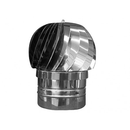 Fumaiolo ventolina inox tondo Ø 12 cm – griglia inox fumi