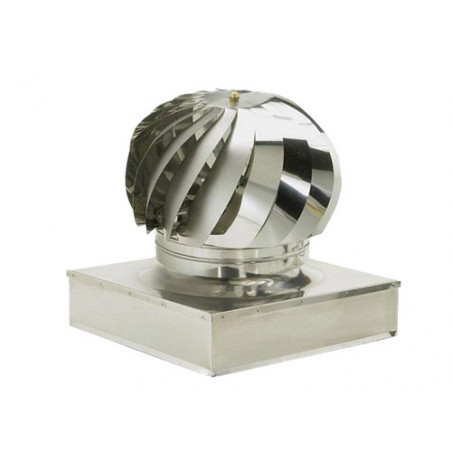 Fumaiolo ventolina inox rettangolare 27×32 cm – griglia tiraggio
