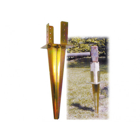 Supporto travi angolare A.955-3 120° – staffa zincata