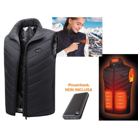 Gilet riscaldato Warm Body Brixo taglia M – tecnologia riscaldante USB