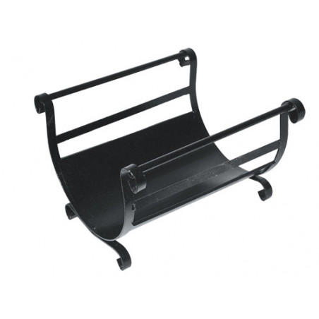 Portalegna due manici in acciaio – robusto portalegna 60 cm