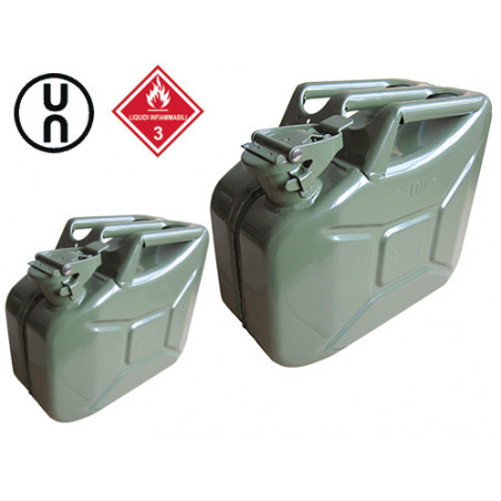 Taniche in metallo 20 L – robusta per trasporto liquidi