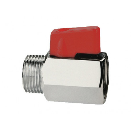 Valvola a sfera mini M-F ½" Art. 126 – compatta per impianti domestici