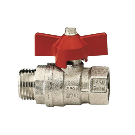 Valvola a sfera maniglia M–F 3/4" Art. 119 – robusta per caldaie e pompe