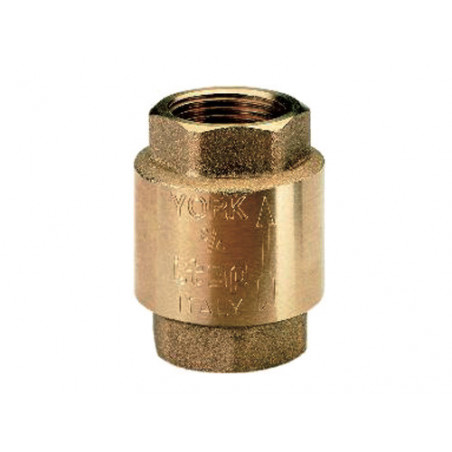 Valvola di ritegno York 3/4" Art. 103 – ottone, flusso unidirezionale