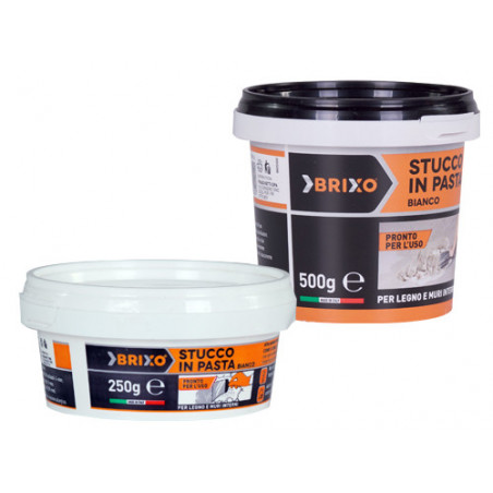 Stucco in pasta Brixo bianco 5 kg – finitura liscia per interni ed esterni