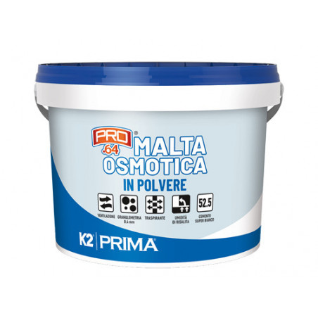 Malta osmotica K2 PRO.64 5 kg – trattamento antiumidità capillare