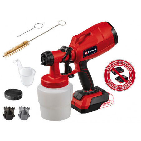 Pistola a spruzzo 18 V – TC-SY 18/60 Li spray gun, 650 ml/min, Power X-Change – Einhell