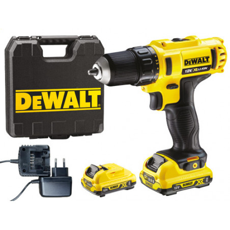 Trapano avvitatore 10,8 V – DCD 710 D2 kit 2 × 2 Ah, luce LED – DeWalt
