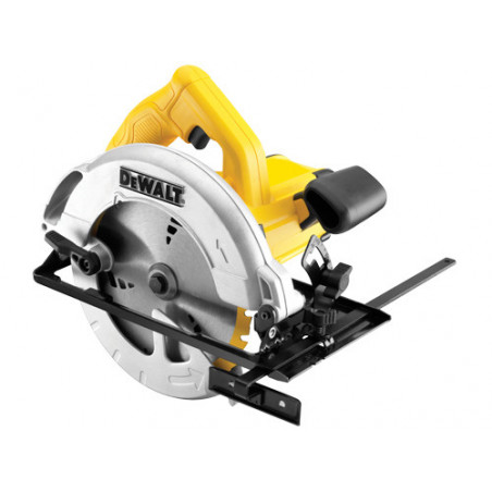 Sega circolare 1350 W – DWE 560 184 mm, taglio 65 mm, base in acciaio – DeWalt