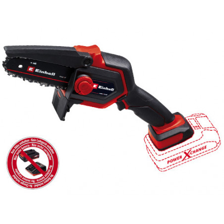 Motosega potatura 18 V – GE-PS 18/15 Li BL brushless, lama 15,8 cm, corpo solo – Einhell