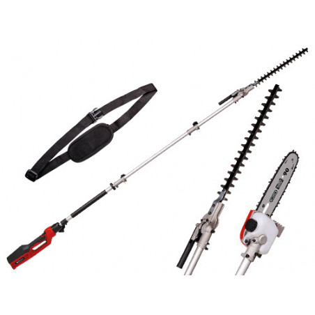 Tagliasiepi telescopico 900 W – GC-HC 90/2046 T lame 46 cm + motosega 20 cm, asta fino 2,6 m – Einhell