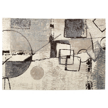 Tappeto Decora 110×170 cm – polipropilene frisée grigio – GRI003