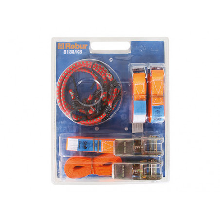 Kit 8 pezzi fasce serraggio e funi elastiche 8188/K8 – Beta