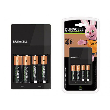 Caricabatterie con 2 pile AA ricaricabili inclusi CEF14 – Duracell