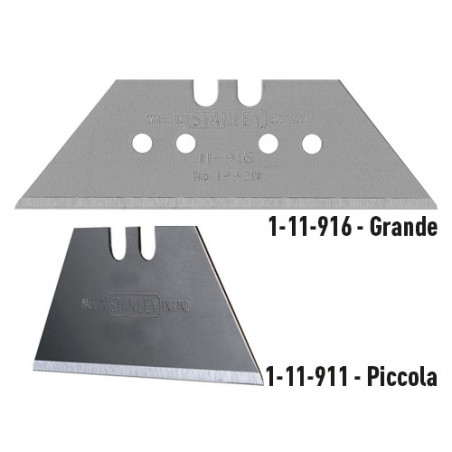 Lame ricambio per cutter trapezoidali piccole 100 pz taglio cartone e pellicole – Stanley