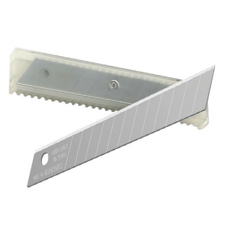 Lame ricambio per cutter spezzabili 18 mm 100 pz per plastica e cartongesso – Stanley