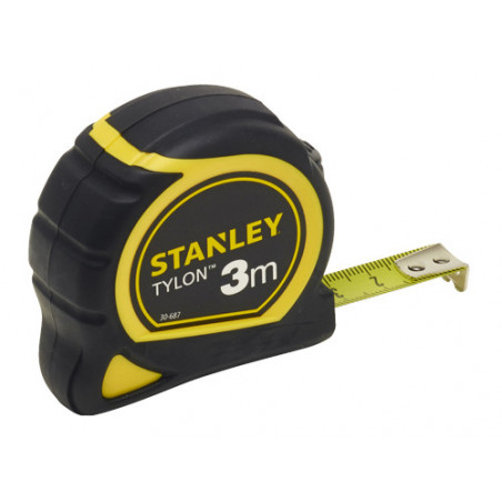 Flessometro Tylon 3 m con lama 12,7 mm rivestita e corpo antiscivolo – Stanley