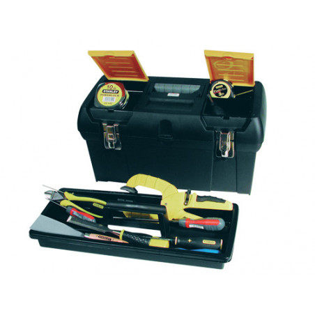 Cassetta utensili 48 cm metal-plastic con vassoio interno robusta – Stanley