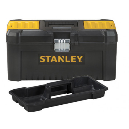 Cassetta utensili Essential 56 cm plastica con vassoio e organizer – Stanley